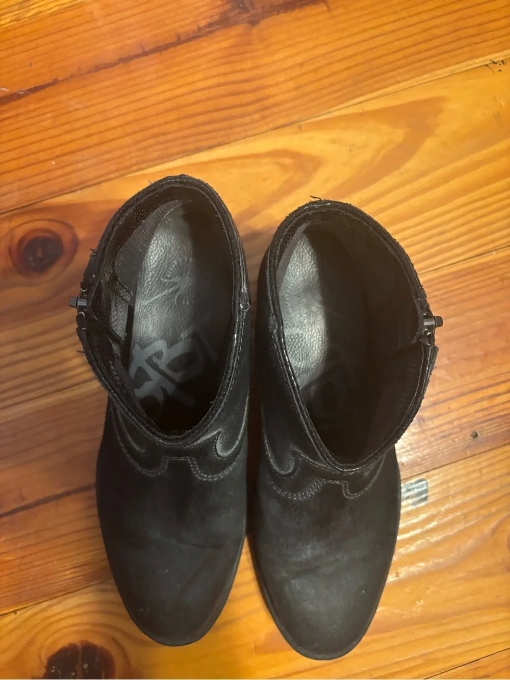 Black Suede Ankle Boots